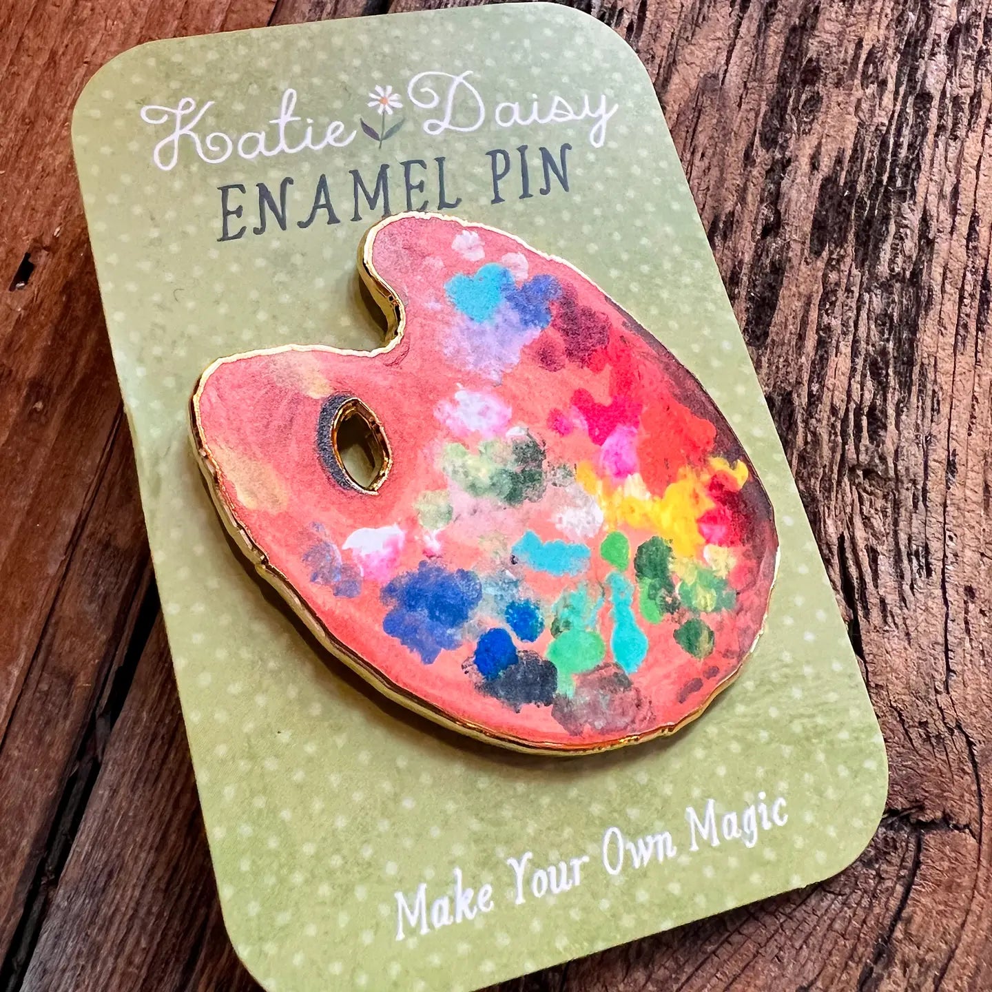 Paint Palette Enamel Pin
