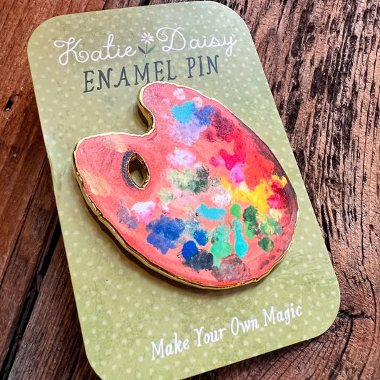 Paint Palette Enamel Pin