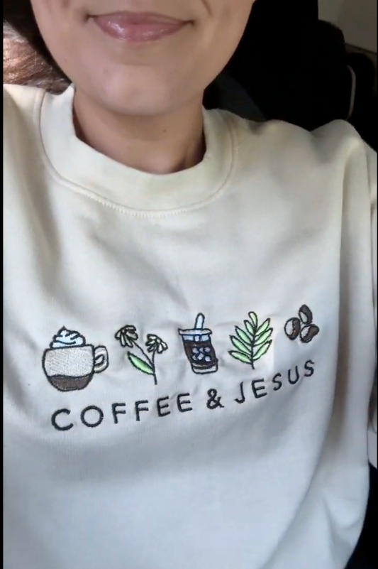 Coffee + Jesus Sweatshirt
