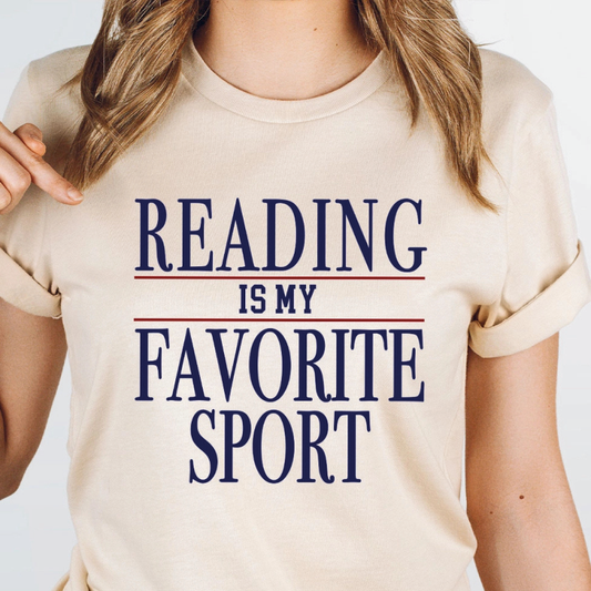 Reading is My Favorite Sport Tee