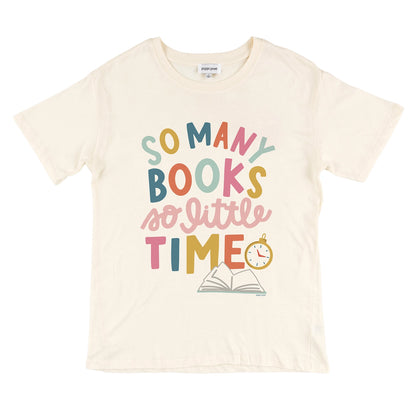So Many Books Tee - Ivory